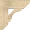 Ekena Millwork Merced Slat Rough Sawn Bracket w/ Offset Brace, Douglas Fir, 8"W x 22"D x 22"H BKT0806X22X22MRC06RDF - alternate 4